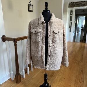 Free Country Cream Teddy Jacket